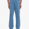 Jogginghose aus Bio-Baumwolle mit geradem Bein – Faded Indigo