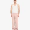 Jogginghose aus Bio-Baumwolle mit geradem Bein – Faded Pink