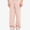Jogginghose aus Bio-Baumwolle mit geradem Bein – Faded Pink