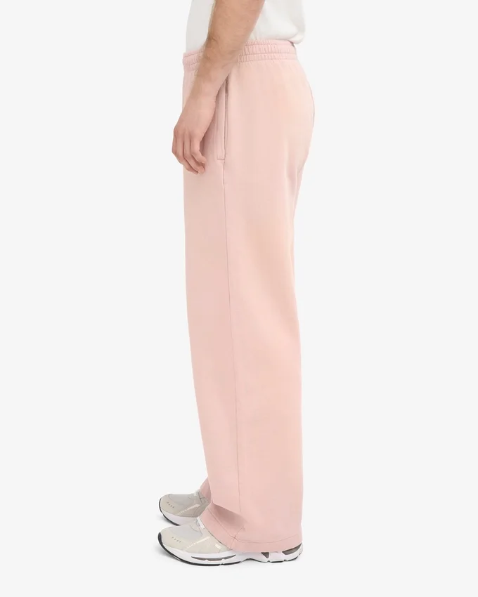 Jogginghose aus Bio-Baumwolle mit geradem Bein – Faded Pink