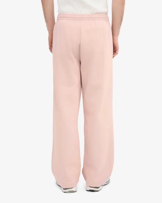 Jogginghose aus Bio-Baumwolle mit geradem Bein – Faded Pink