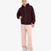 Jogginghose aus Bio-Baumwolle mit geradem Bein – Faded Pink