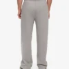 Jogginghose aus Bio-Baumwolle mit geradem Bein – meliertes Grau