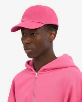 Kappe aus Bio-Baumwolle – Bubblegum-Pink