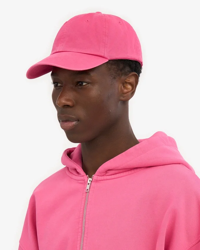 Kappe aus Bio-Baumwolle – Bubblegum-Pink