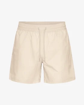Klassische Badeshorts – Elfenbeinweiß