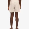 Klassische Badeshorts – Elfenbeinweiß