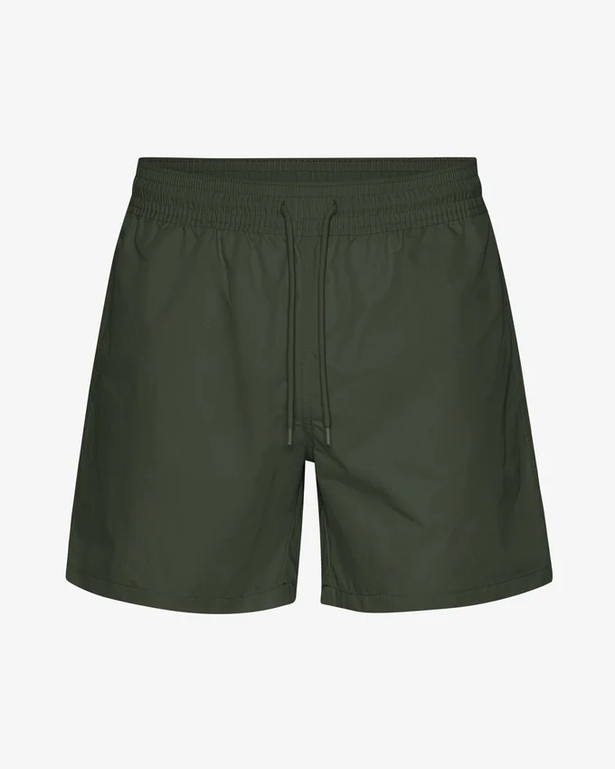 Klassische Badeshorts – Jägergrün