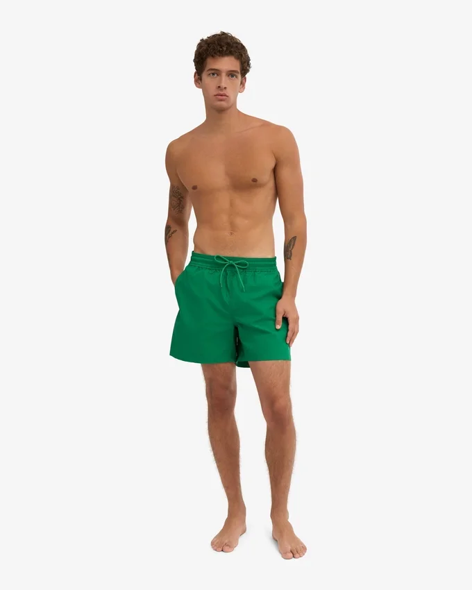 Klassische Badeshorts – Kellygrün