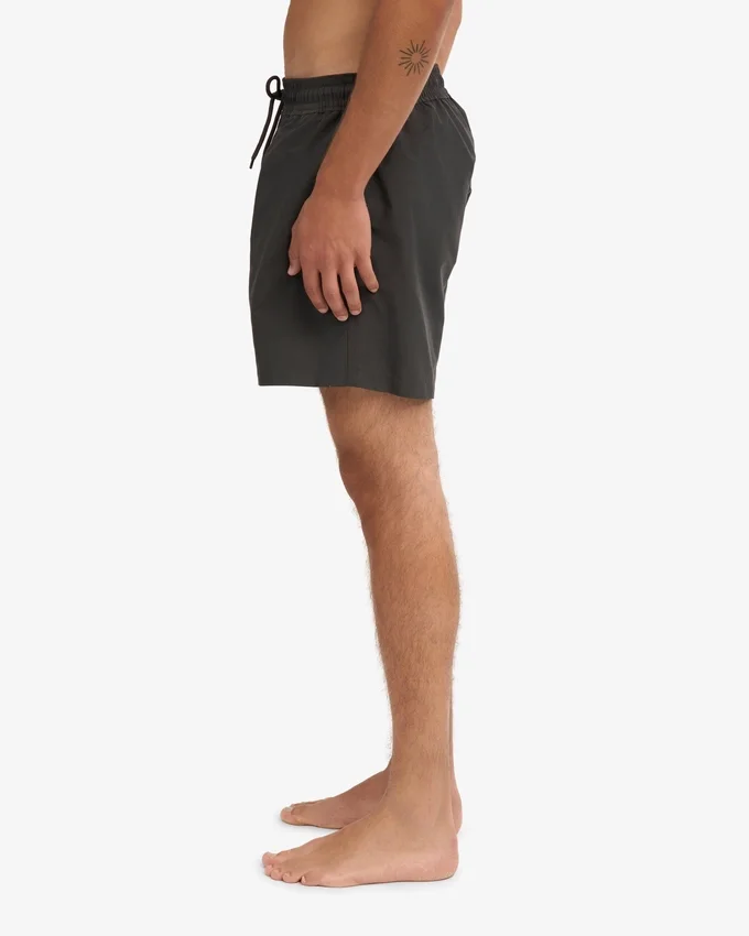 Klassische Badeshorts – Lava-Grau