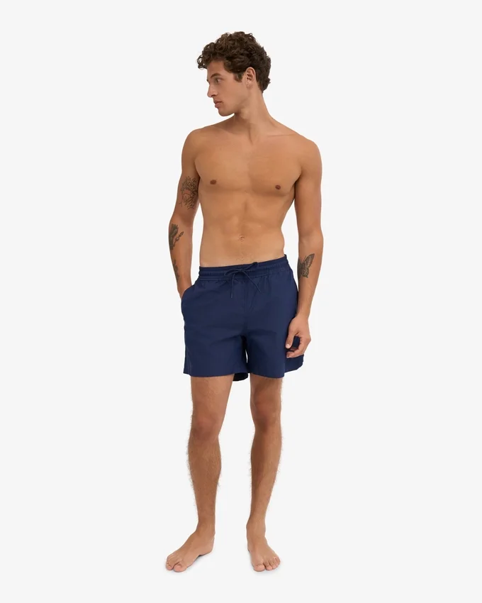 Klassische Badeshorts – Marineblau