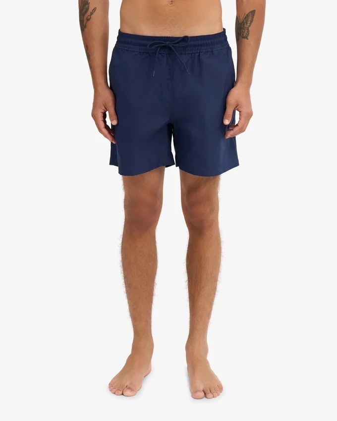 Klassische Badeshorts – Marineblau