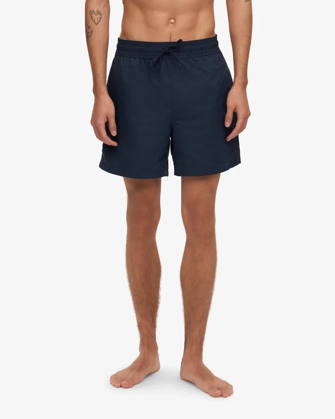 Klassische Badeshorts – Marineblau