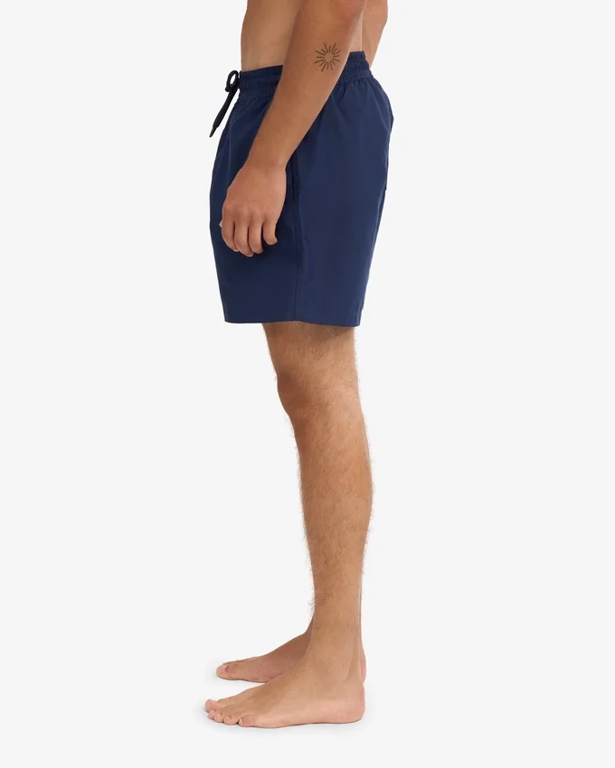 Klassische Badeshorts – Marineblau