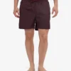 Klassische Badeshorts – Oxblood-Rot