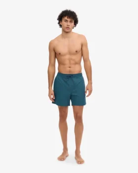 Klassische Badeshorts – Ozeangrün