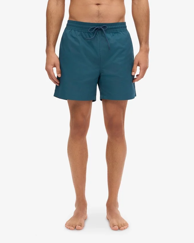 Klassische Badeshorts – Ozeangrün