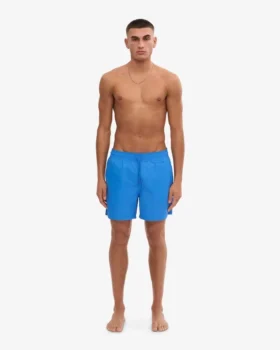 Klassische Badeshorts – Pazifikblau
