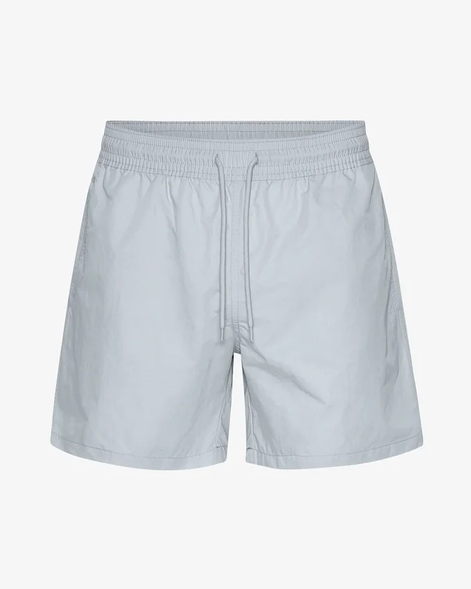 Klassische Badeshorts – Puderblau