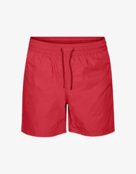 Klassische Badeshorts – Scharlachrot