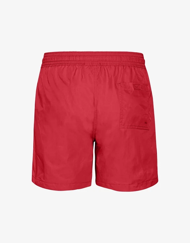 Klassische Badeshorts – Scharlachrot