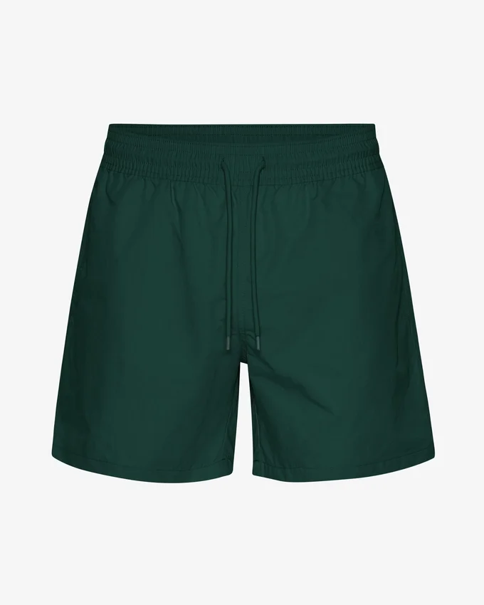 Klassische Badeshorts – Smaragdgrün