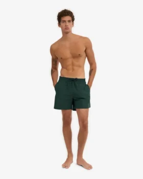 Klassische Badeshorts – Smaragdgrün
