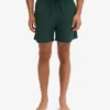Klassische Badeshorts – Smaragdgrün