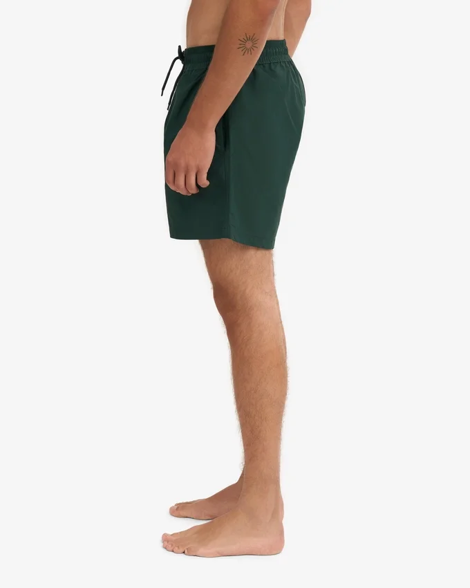 Klassische Badeshorts – Smaragdgrün