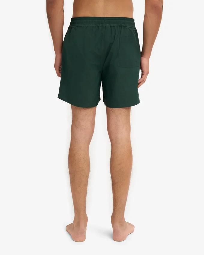 Klassische Badeshorts – Smaragdgrün
