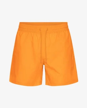 Klassische Badeshorts – Sonniges Orange