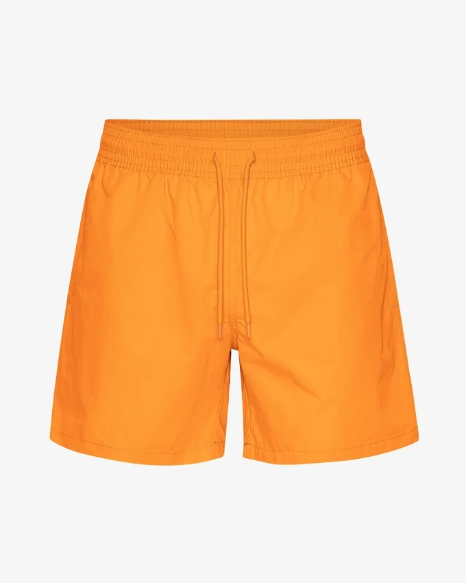 Klassische Badeshorts – Sonniges Orange