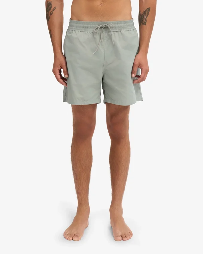 Klassische Badeshorts – Stahlblau