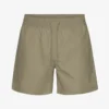 Klassische Badeshorts – Staubiges Oliv