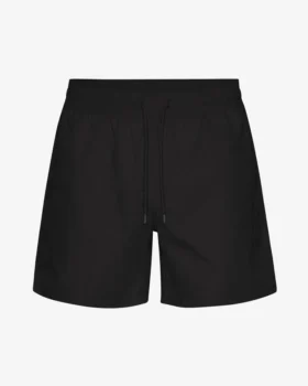 Klassische Badeshorts – Tiefschwarz