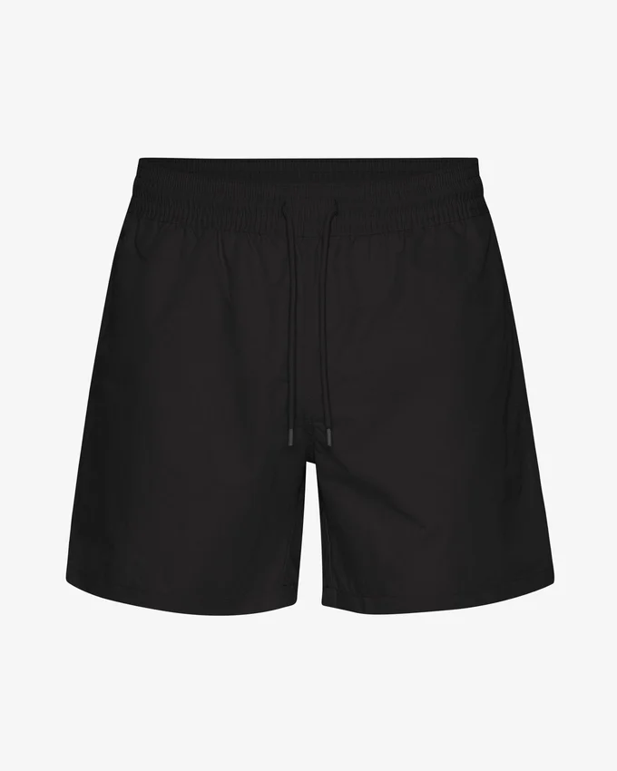 Klassische Badeshorts – Tiefschwarz