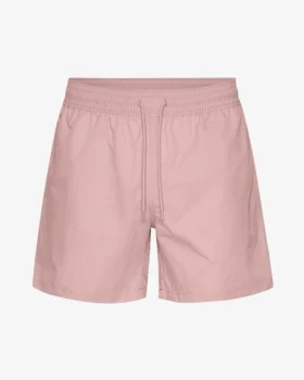 Klassische Badeshorts – verblasstes Rosa