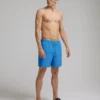 Klassische Badeshorts – Leuchtendes Korallenrot