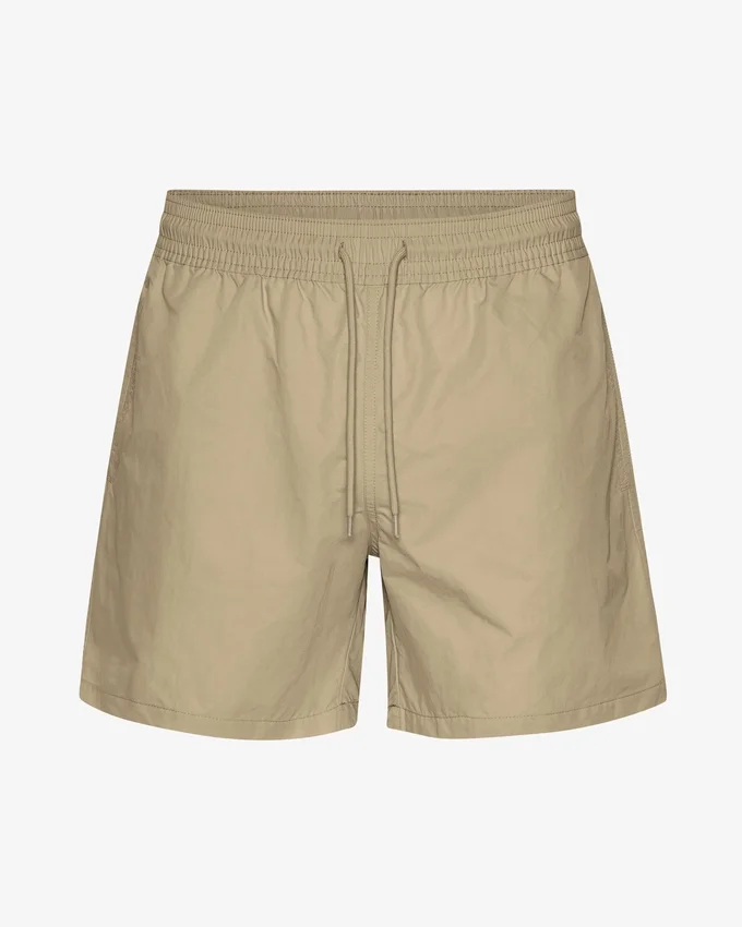 Klassische Badeshorts – Wüstenkhaki