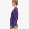 Klassischer Merinowoll-Pullover für Damen – Ultraviolett