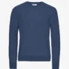 Klassischer Merinowoll-Pullover – Petrolblau