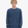 Klassischer Merinowoll-Pullover – Petrolblau