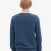 Klassischer Merinowoll-Pullover – Petrolblau
