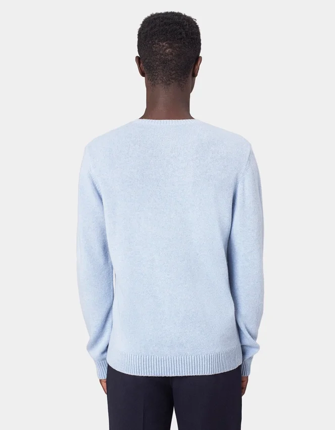 Klassischer Merinowoll-Pullover – Warmes Taupe