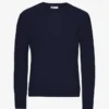 Klassisches Merinowoll-Shirt – Marineblau