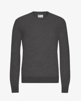 Leichter Merinowoll-Pullover – Lavagrau