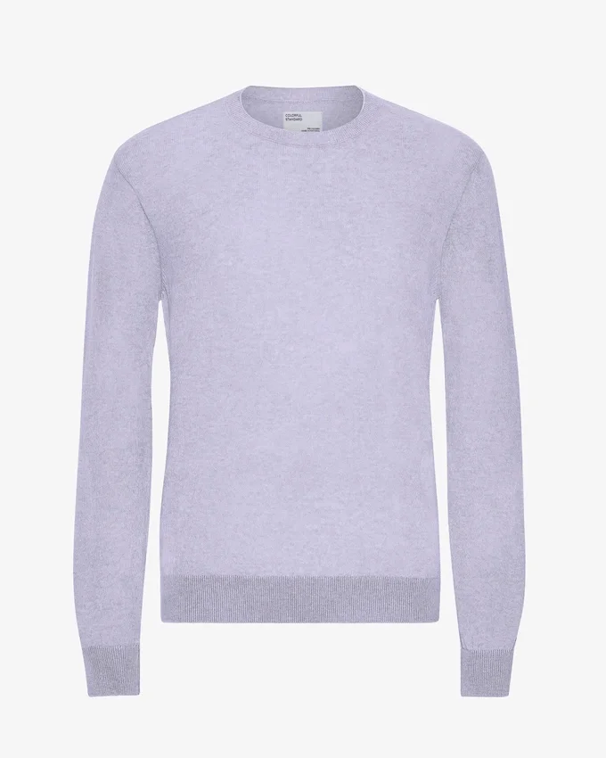 Leichter Merinowoll-Pullover – Soft Lavender