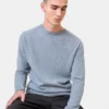 Leichter Merinowoll-Pullover – Lavagrau