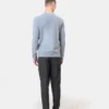 Leichter Merinowoll-Pullover – Lavagrau