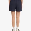 Leinen-Shorts – Petrolblau